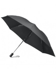 Ombrello da 23'' reversibile con apertura automatica a 3 sezioni - Nero