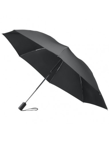 Ombrello da 23'' reversibile con apertura automatica a 3 sezioni - Nero