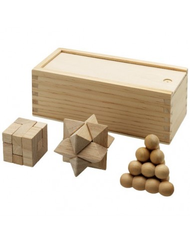 Rompicapo in legno 3 pezzi Brainiac - Legno