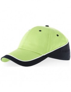 Cappellino 6 pannelli Draw - Verde Mela