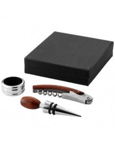 Set vino 3 pezzi Valdi - Nero