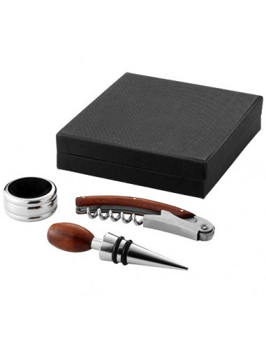 Set vino 3 pezzi Valdi - Nero