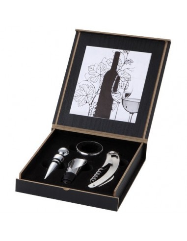 Set vino 4 pezzi Belgio - Nero