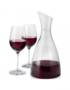 Decanter con 2 bicchieri da vino Prestige - Trasparente