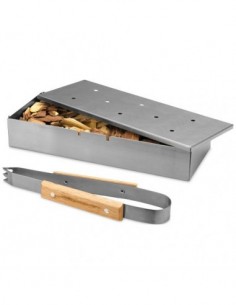 Set BBQ con affumicatore Pitts - Argento