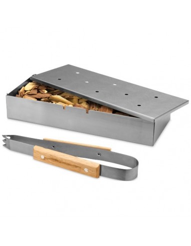 Set BBQ con affumicatore Pitts - Argento