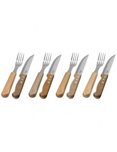 Set posate 8 pezzi Jumbo - Legno