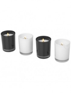 Set 4 pezzi candele Hills - Solido Bianco