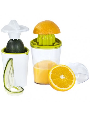 Spremiagrumi e affettatrice a spirale 2-in 1 - Solido Bianco