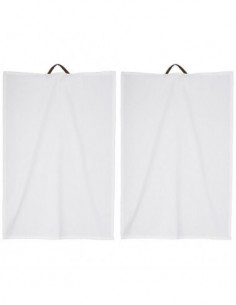 Set asciugamani Longwood 2 pezzi - Solido Bianco