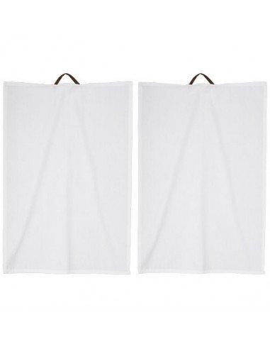 Set asciugamani Longwood 2 pezzi - Solido Bianco