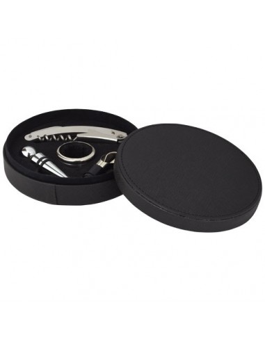 Set vino 4 pezzi Marlot - Nero