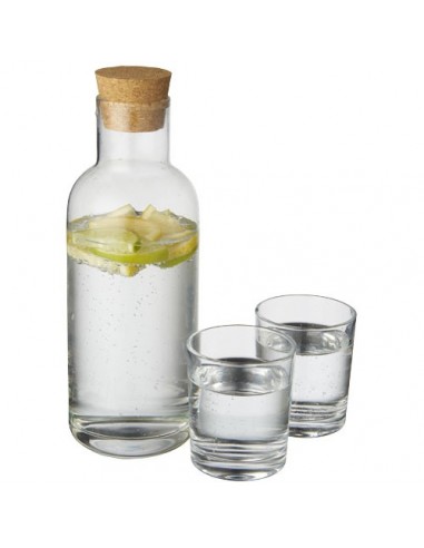 Caraffa e set bicchieri Lane - Trasparente
