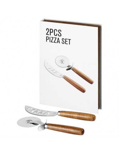 Set pizza 2 pezzi Nantes - Legno