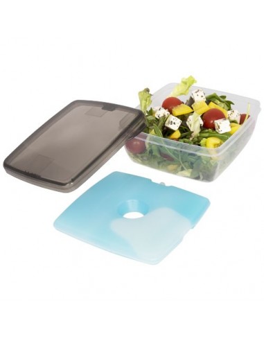 Contenitore per il pranzo con mattonella ghiaccio Glace - Grigio