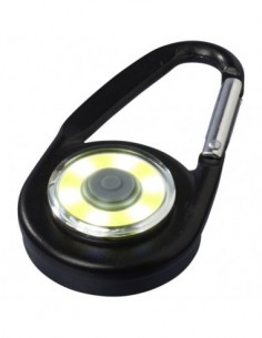 Torcia con moschettone  Eye - Nero