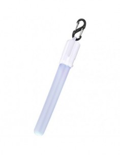 Bastoncini fluorescenti con clip - Solido Bianco