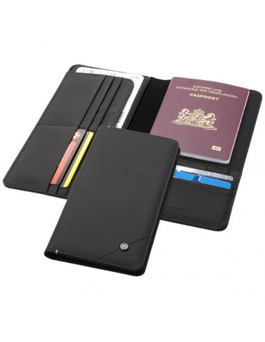 Portafoglio da viaggio RFID Odyssey - Nero