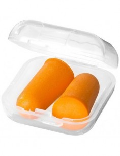 Tappi per le orecchie con custodia Serenity - Arancio