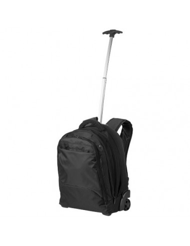 Zaino portacomputer 17" con rotelle - Nero