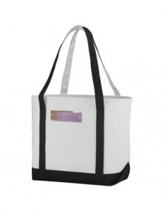Shopper in cotone pesante stile marinaresco Premium - Naturale