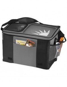 Borsa termica 50 lattine con piano di lavoro - Nero