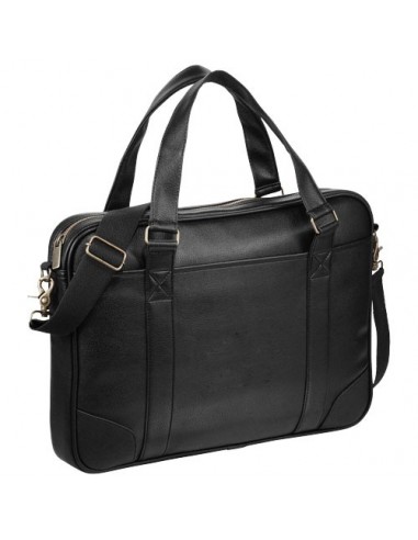 Borsa portacomputer 15.6" e portadocumenti Oxford - Nero