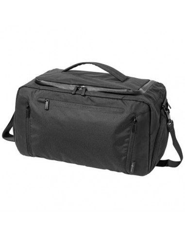 Borsa duffle Deluxe con tasca porta tablet - Nero