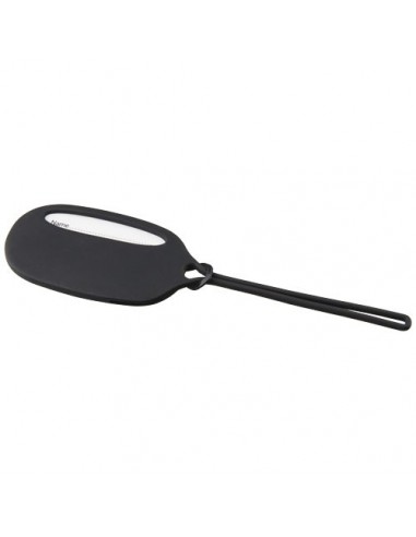 Targhetta bagaglio silicone - Nero