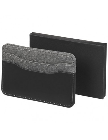 Porta carte melange - Nero