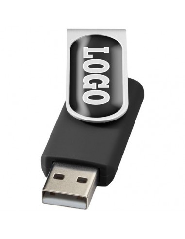 USB Rotate con doming 4GB - Nero