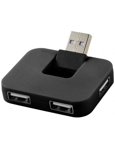 Hub USB a 4 porte Gaia - Nero