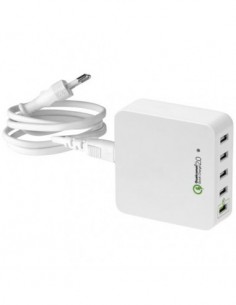 Adattatore AC da parete Quick Charge 2.0 - Solido Bianco