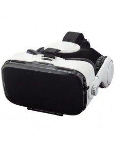 Visore realtà virtuale con auricolari - Solido Bianco