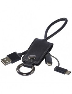 Cavo di ricarica 3-in-1 Posch - Nero