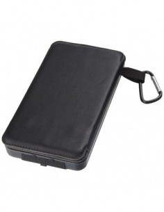 Powerbank con doppio pannello solare da 8000 mAh Cosmic - Nero