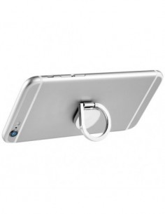 Anello di supporto in alluminio per telefono - Argento