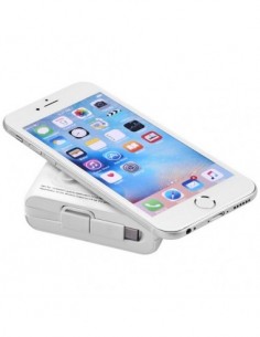 Caricabatteria wireless portatile Galaxy da 5000 mAh - Solido Bianco