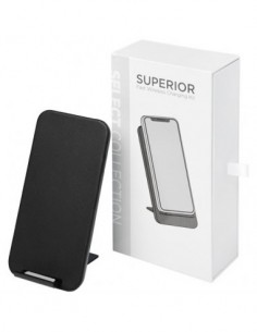 Supporto per ricarica wireless Superior - Nero