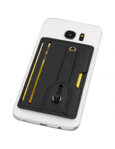 Portacarte da cellulare RFID con cinturino Prime - Nero