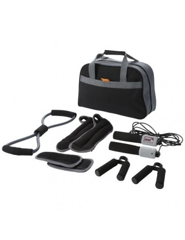 Kit fitness 9 pezzi Go4 - Nero
