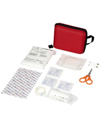 Kit primo soccorso 16 pezzi - Rosso