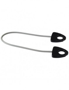 Elastico per yoga Dolphin con maniglia - Nero