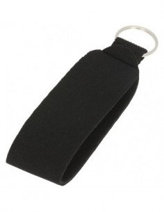 Portachiavi con anello apribile Vacay - Nero