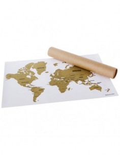 Mappa da grattare Wanderlust - Naturale