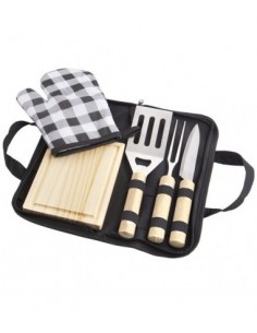 Set BBQ West 5 pezzi - Nero