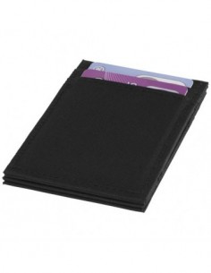 Portafogli ribaltabile con RFID Adventurer - Nero