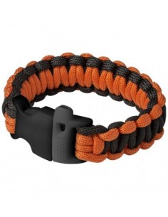 Bracciale paracord di emergenza Elliott - Nero