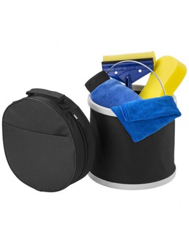 Kit lavaggio auto 6 pezzi - Nero