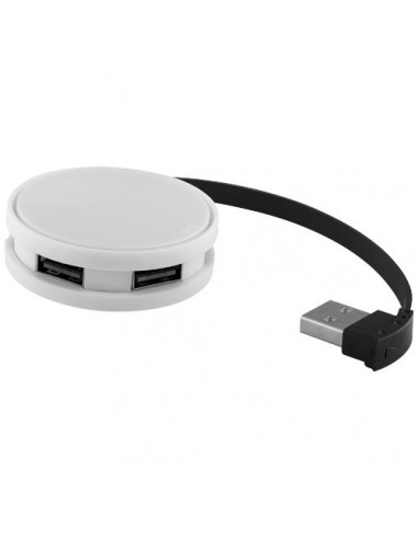 Hub USB rotondo - Solido Bianco